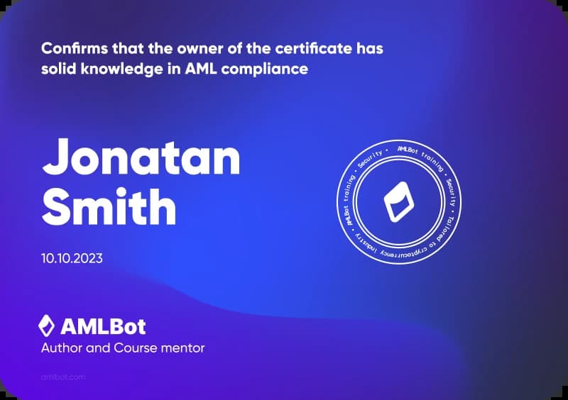 Crypto AML Compliance & Blockchain Analytics Training 